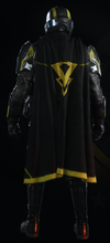 The Independence Bringer cape worn on a Helldiver