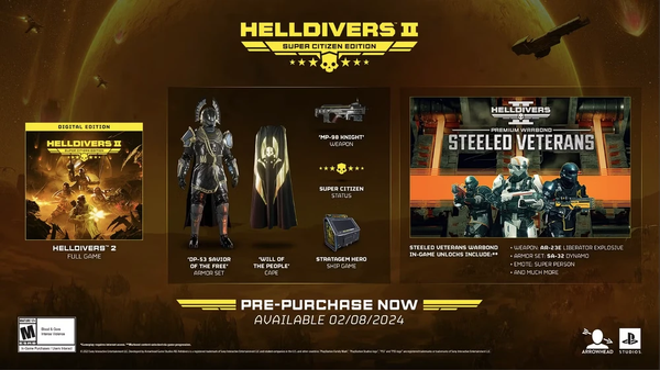 Helldivers 2 Super Citizen Edition Pre-Purchase Page.png