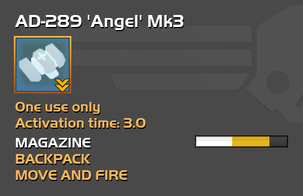 Fully upgraded AD-289 Angel drone