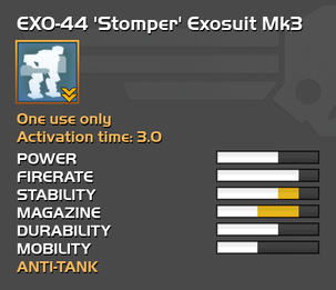 Fully upgraded EXO-44 Walker