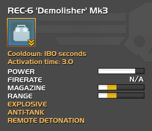 Fully upgraded REC-6 Demolisher