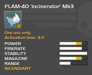 Fully upgraded FLAM-40 Incinerator