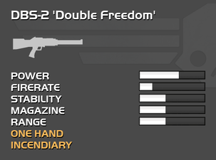 Fully upgraded DBS-2 Double Freedom