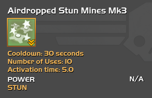 Fully upgraded Airdropped Stun Mines