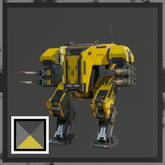 EXO-49 with yellow paint.